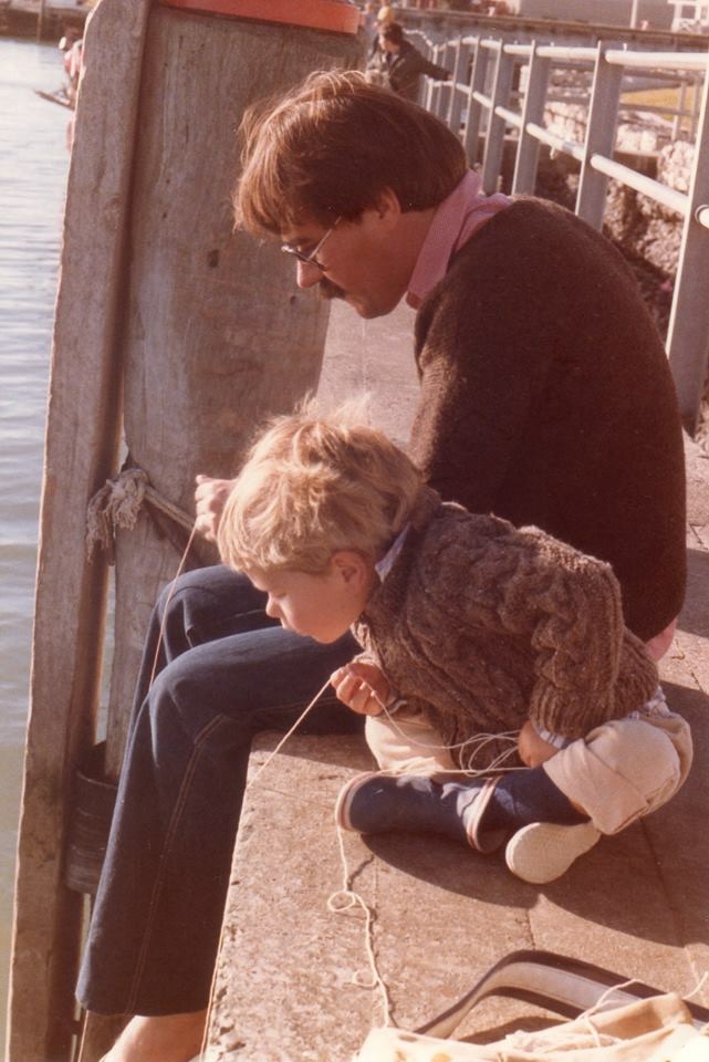 Dad and I. Napier 1984