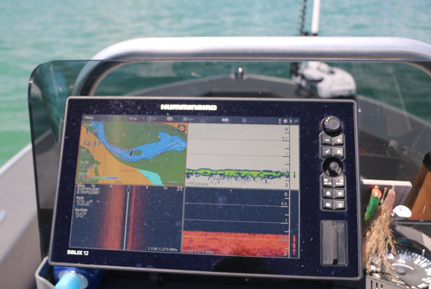 humminbird solix, fishing, boat, fly fishing, salt fly, technology, kingfish, new zealand