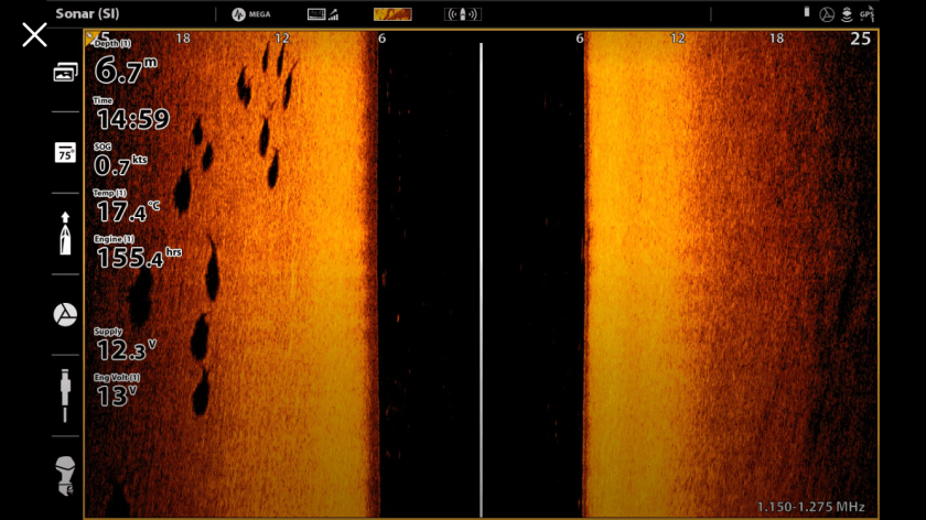 Kingfish, sounder, fish finder, side imaging, humminbird, solix