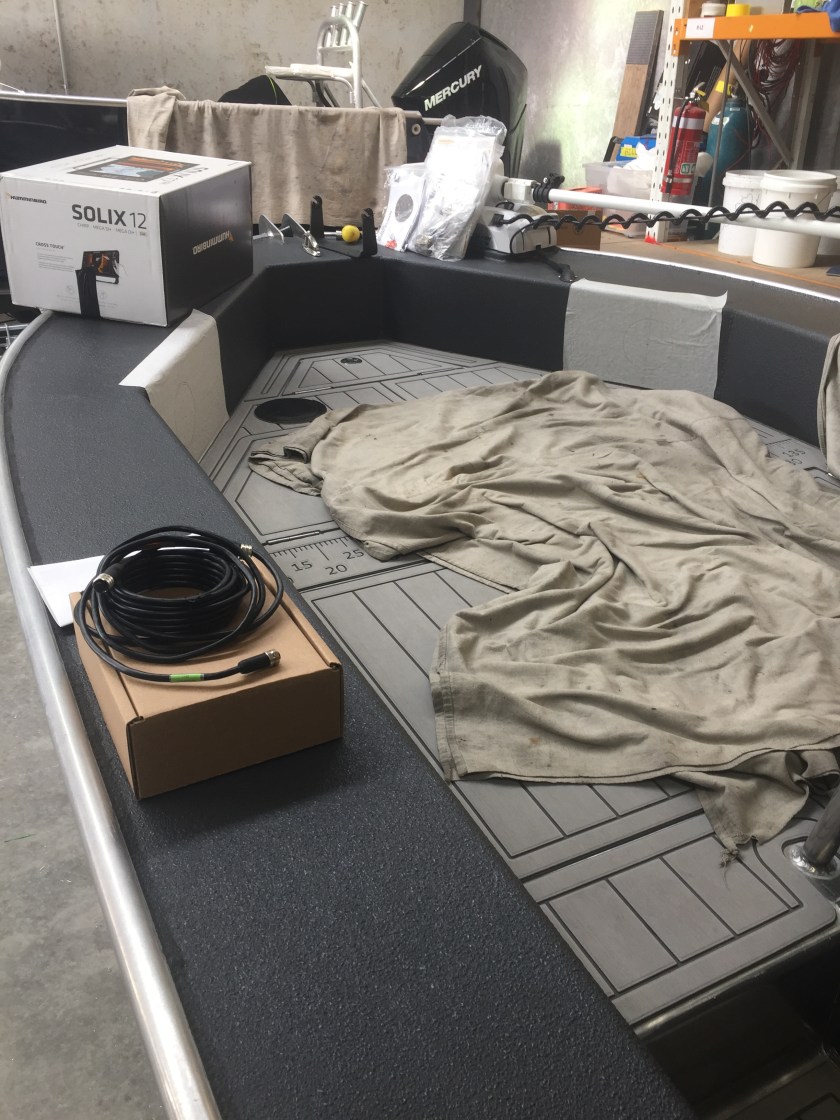 FC Boats, Humminbird, solix, mega imaging, salt fly fishing boat,